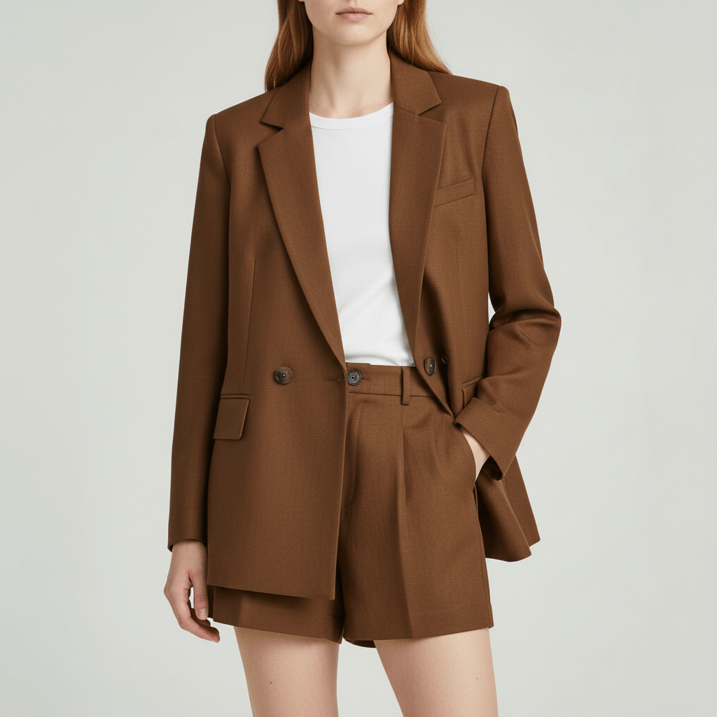 Lizzy | Ensemble d'été léger avec veste ample et short ajusté 7