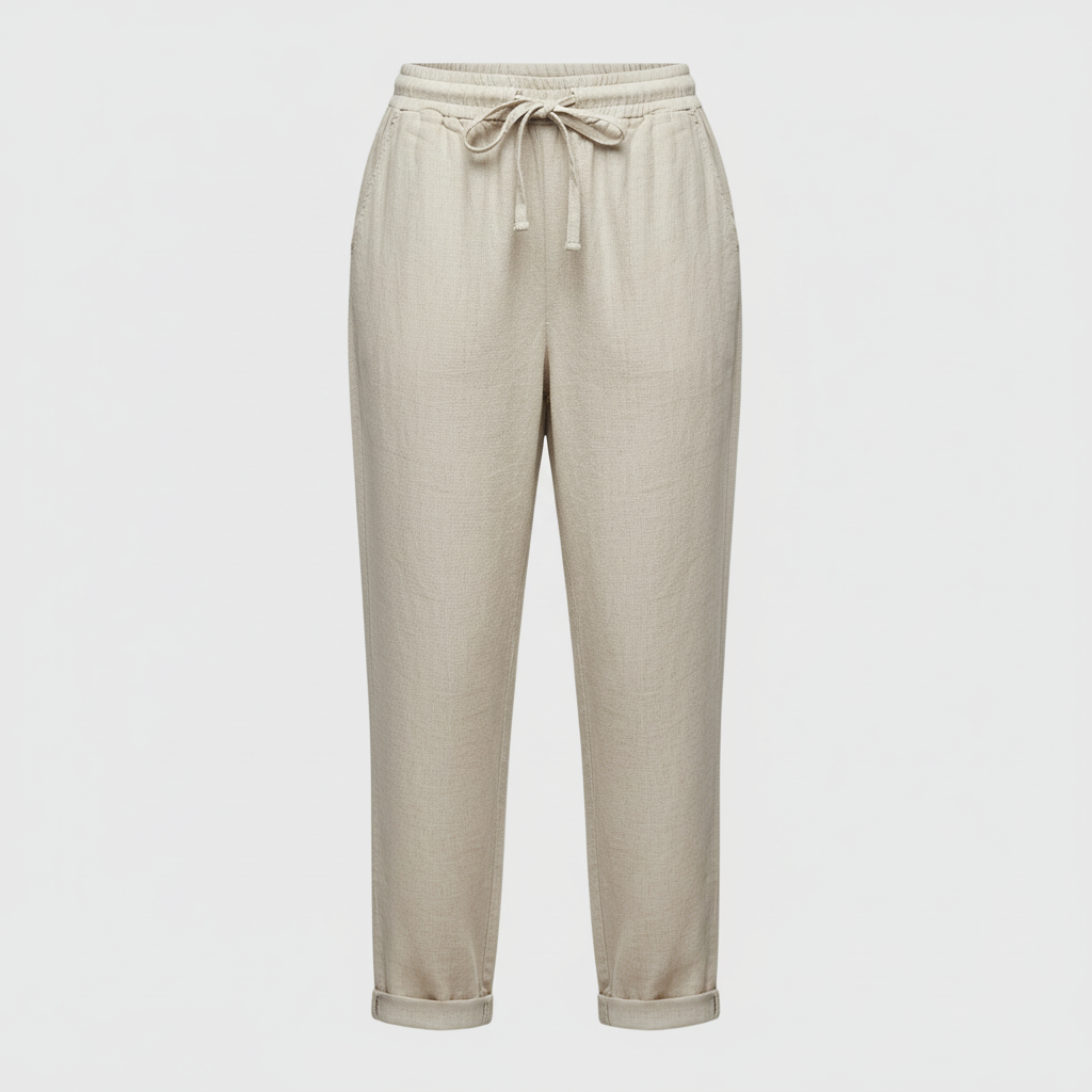 Lizzy | Pantalon en lin respirant ajusté 2