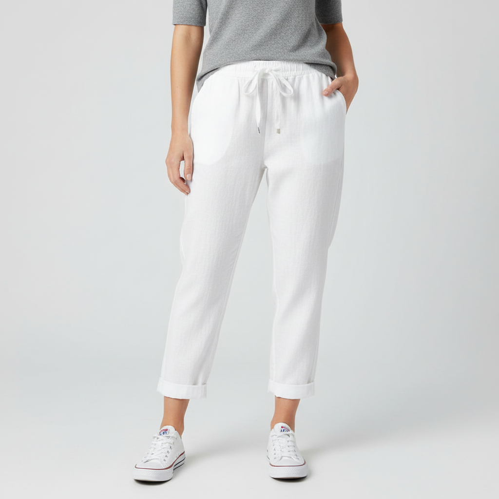 Lizzy | Pantalon en lin respirant ajusté 5