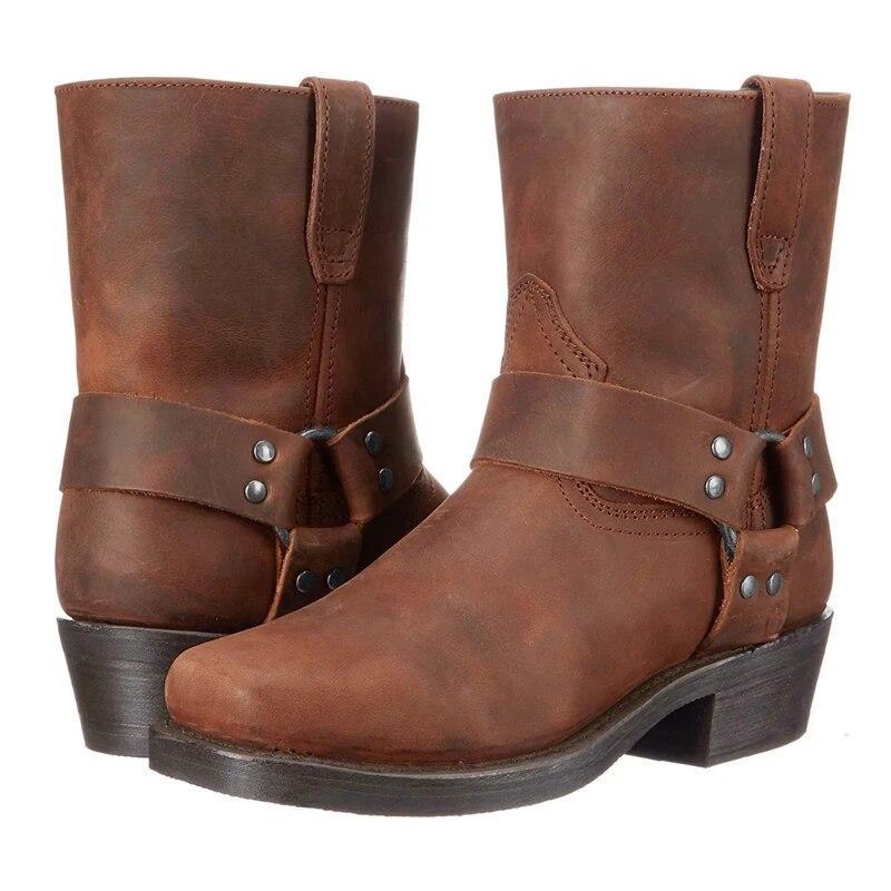 Mathias | Bottes western en cuir pour hommes