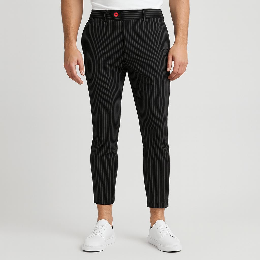 Rizile | Pantalon slim en tissu doux