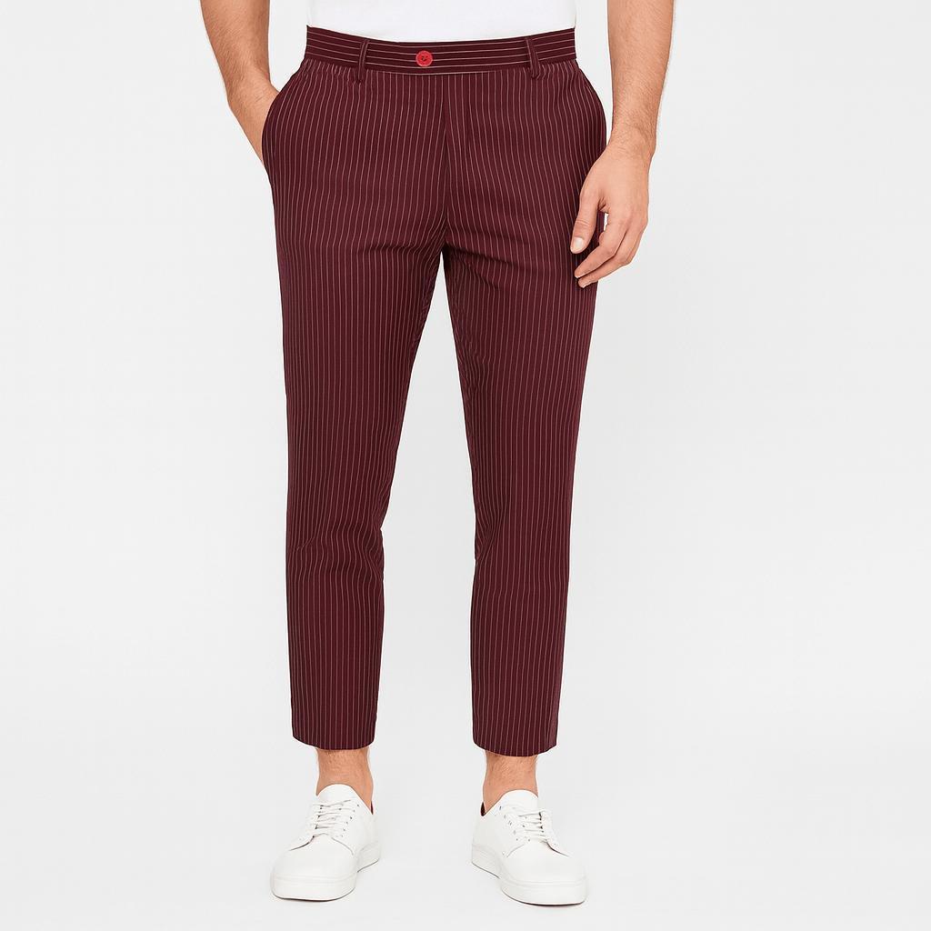 Rizile | Pantalon slim en tissu doux