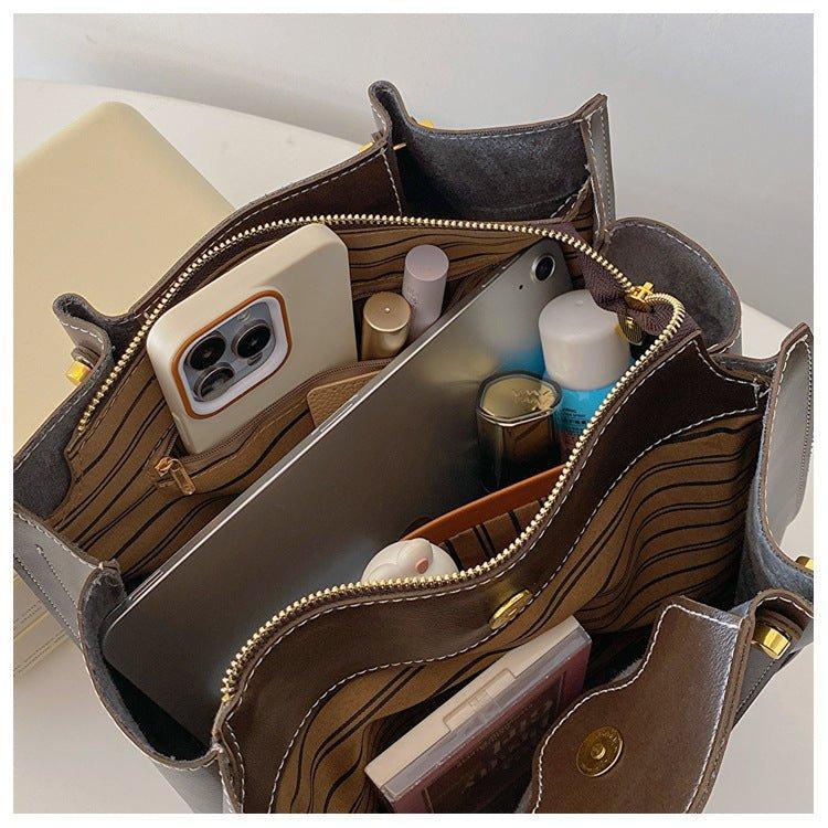 Sac cabas en similicuir – Fait main et durable