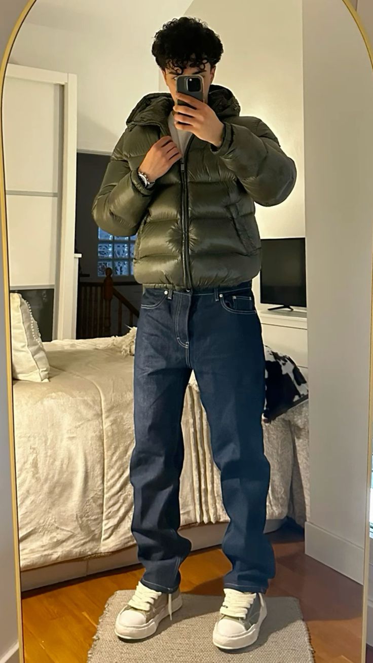 Veste d'hiver matelassée doublée en sherpa Fabian pour homme