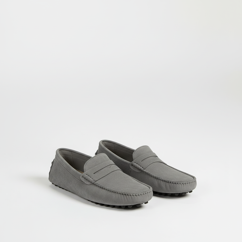 Abel | Mocasines italianos de hombre - Gris