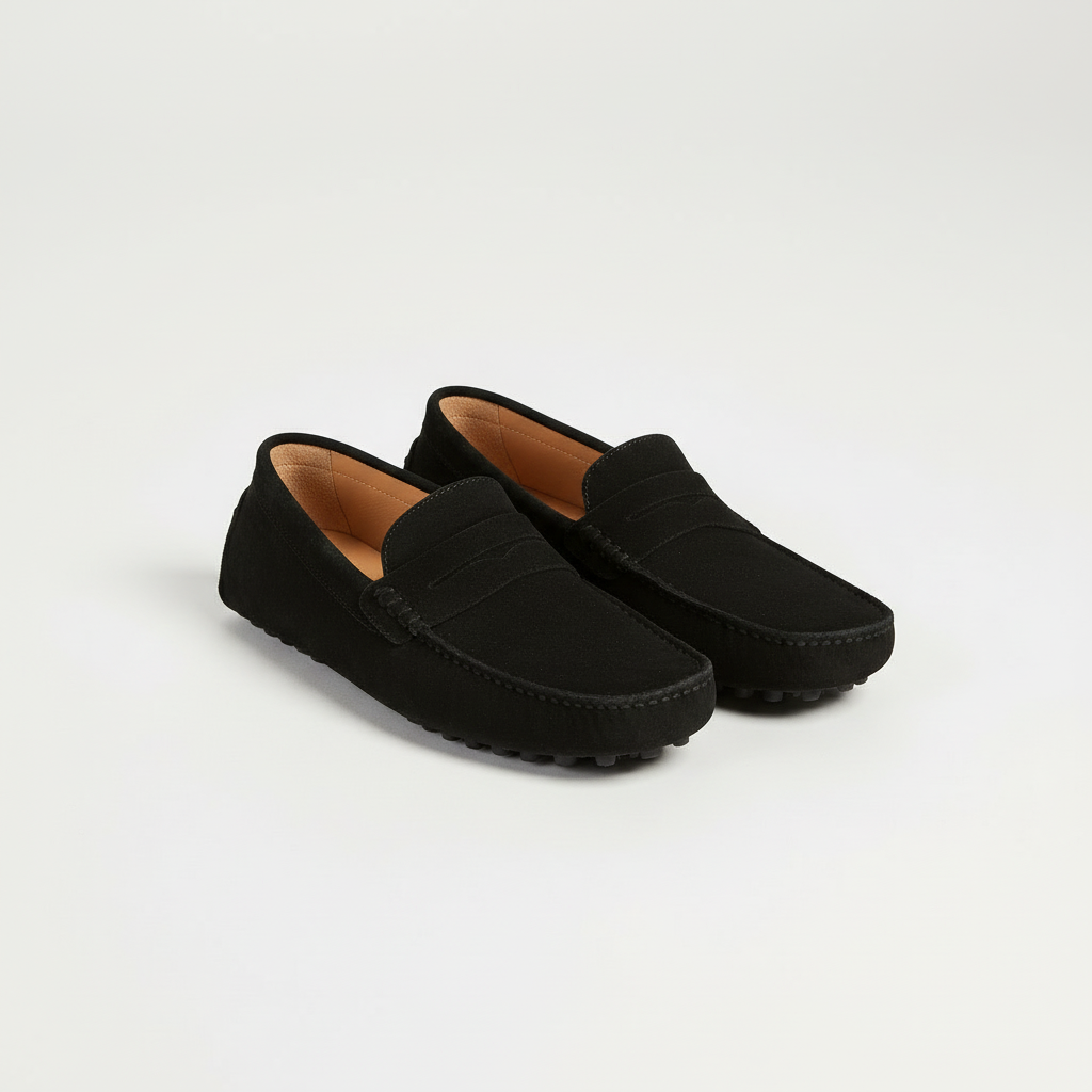 Abel | Mocasines italianos de hombre - Negro