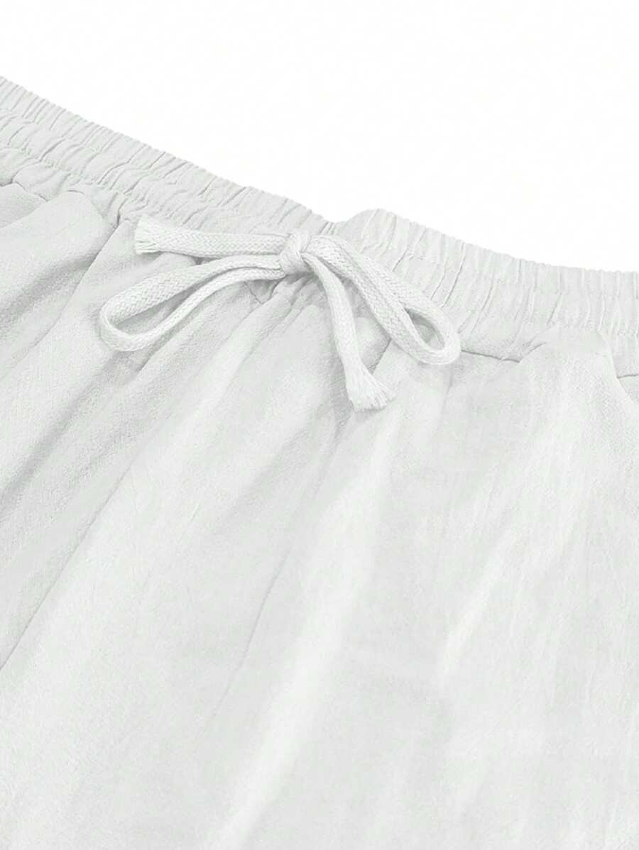 Adrián | Pantalón de lino de hombre con cordón - view 10