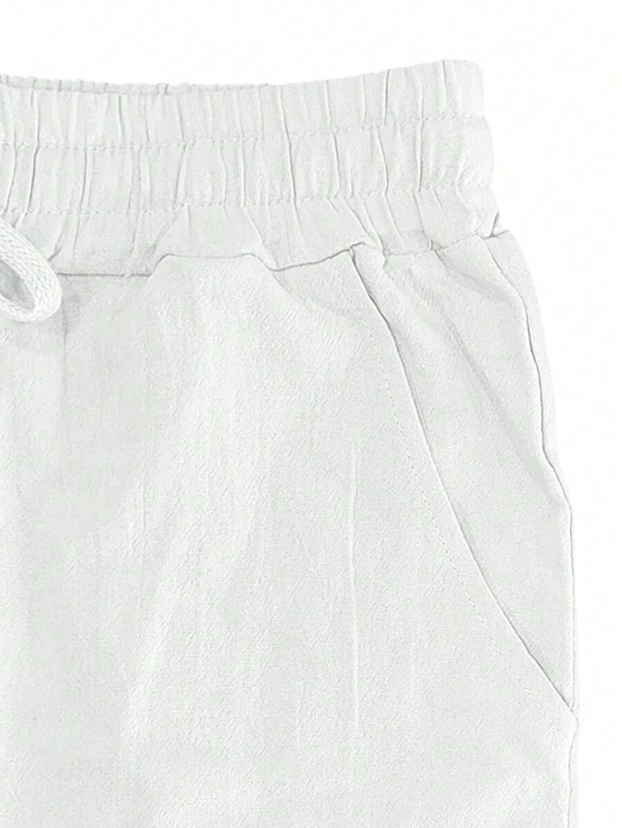 Adrián | Pantalón de lino de hombre con cordón - view 11