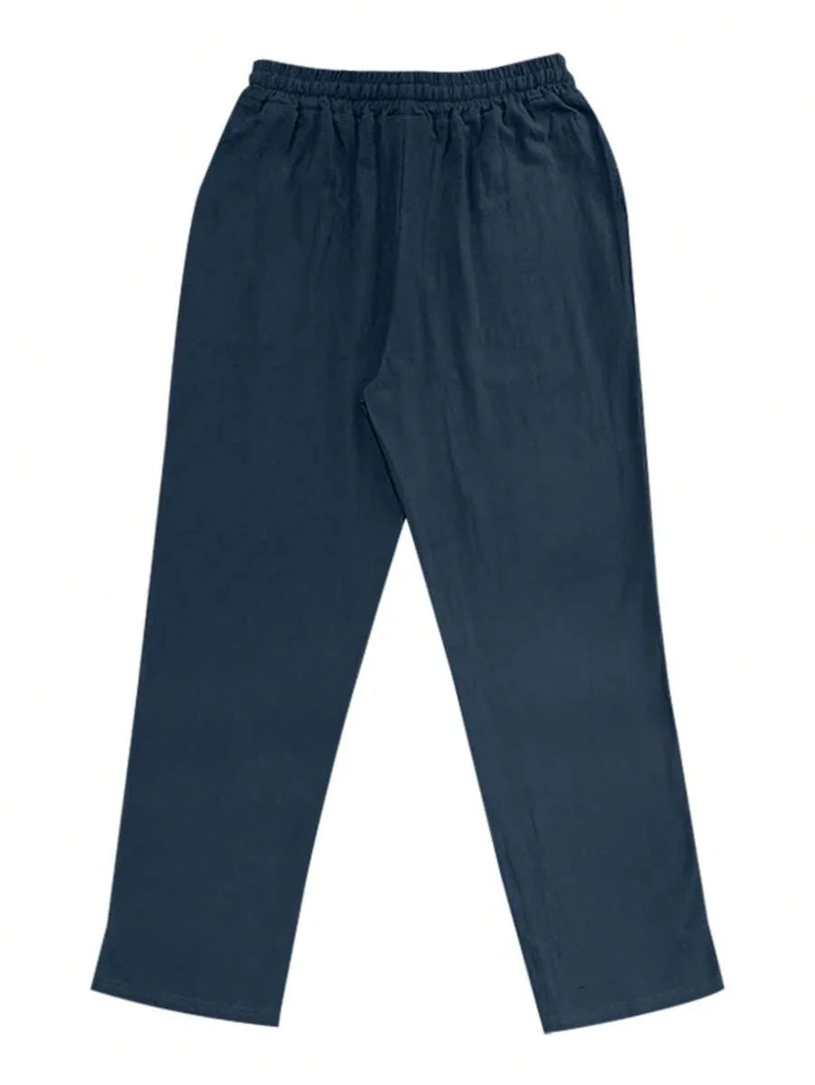 Adrián | Pantalón de lino de hombre con cordón - view 29