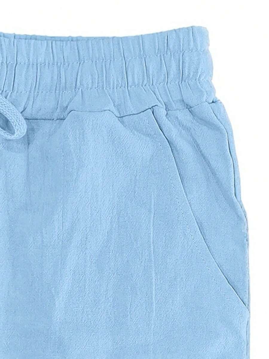 Adrián | Pantalón de lino de hombre con cordón - view 35