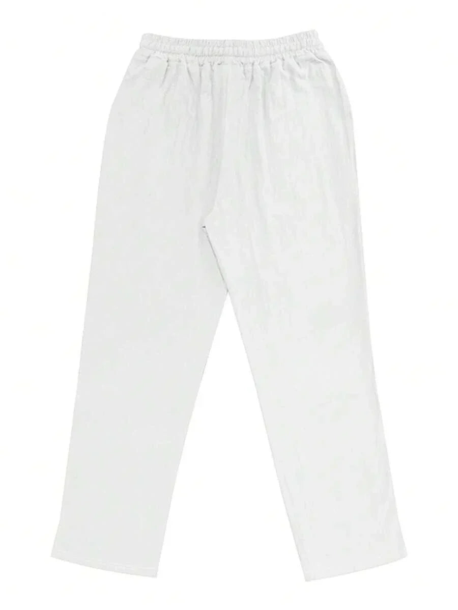 Adrián | Pantalón de lino de hombre con cordón - view 9