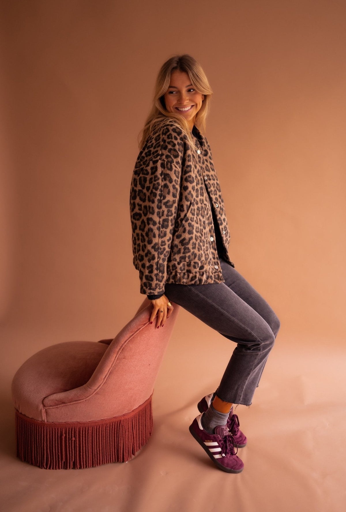 Berta | Chaqueta de mujer leopardo para entretiempo - foto 8