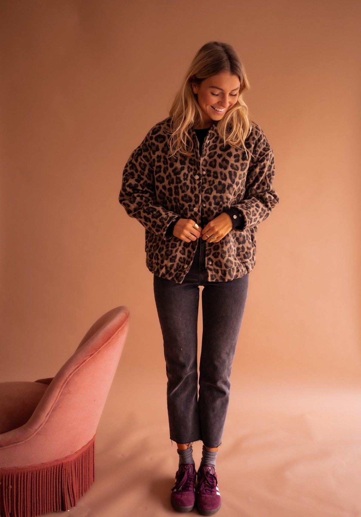 Berta | Chaqueta de mujer leopardo para entretiempo - foto 9