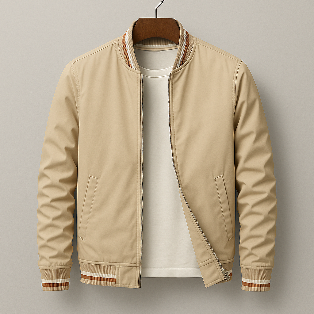 Bruno | Chaqueta bomber de hombre - Beige