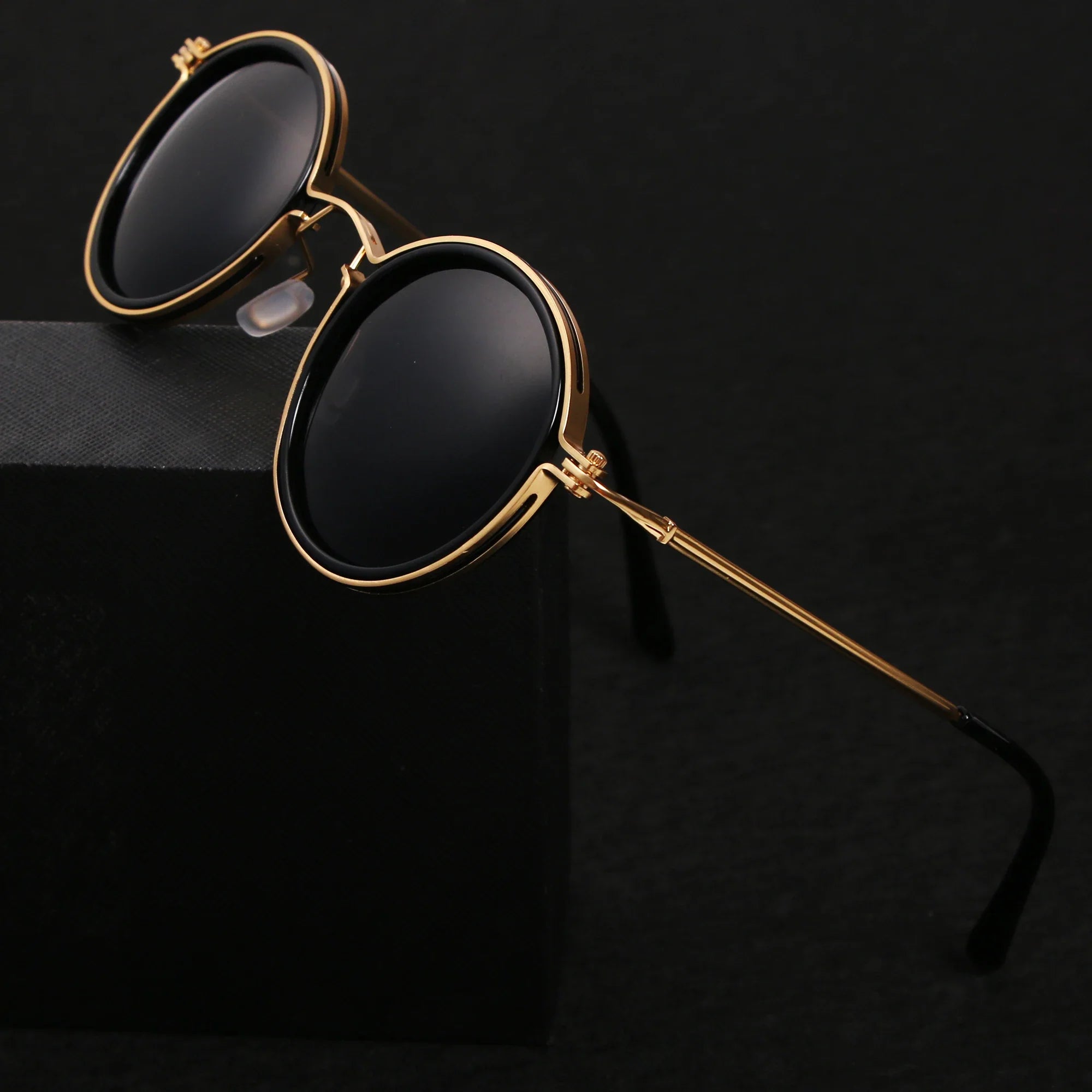 César | Gafas de sol redondas de montura metálica - view 4