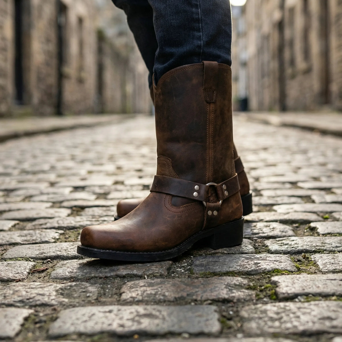 Darío | Botas cowboy de hombre de cuero - foto 4