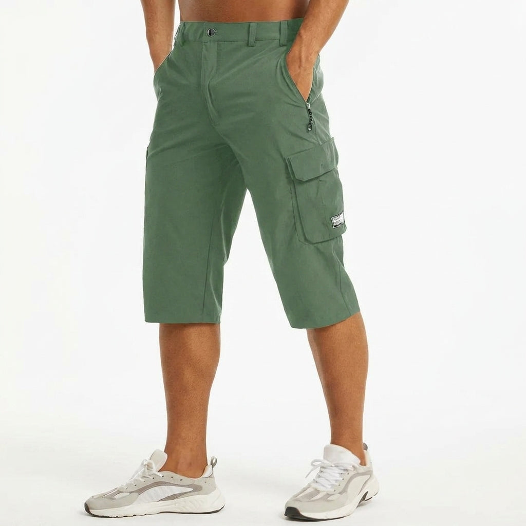 Diego | Pantalón corto cargo de hombre - Verde