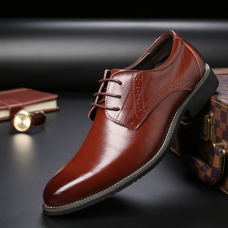 Esteban | Zapatos de vestir derby de hombre - Rojo