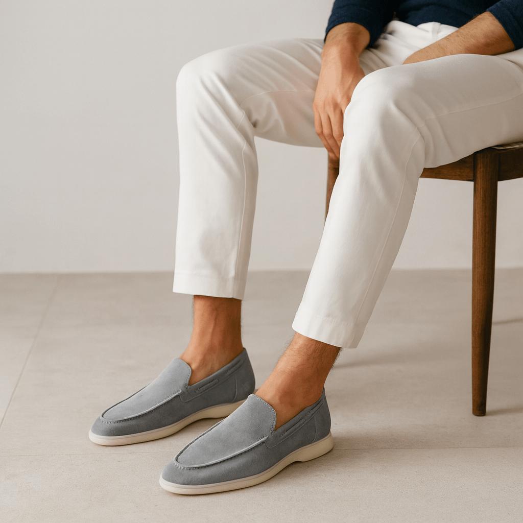 Fernando | Mocasines de ante para hombre sin cordones - view 6