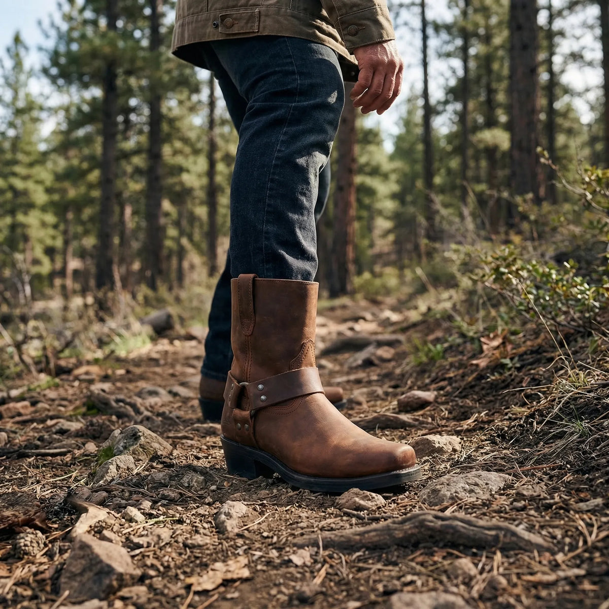 Germán | Botas de piel de hombre estilo western - foto 3