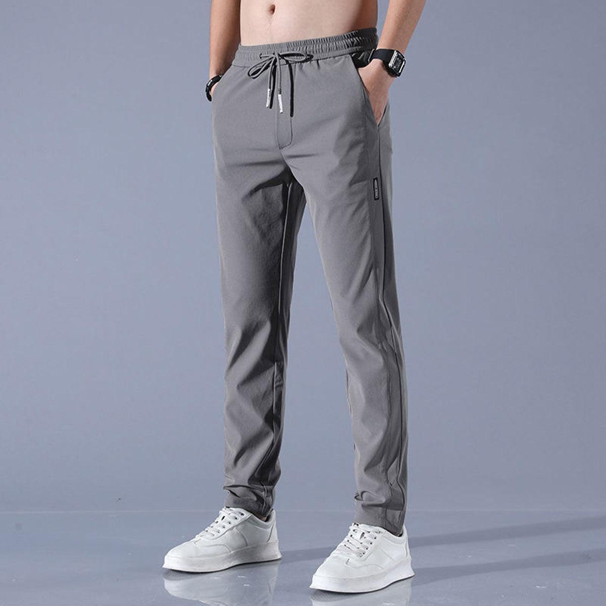 Guillermo | Pantalón deportivo de hombre slim fit - Gris oscuro