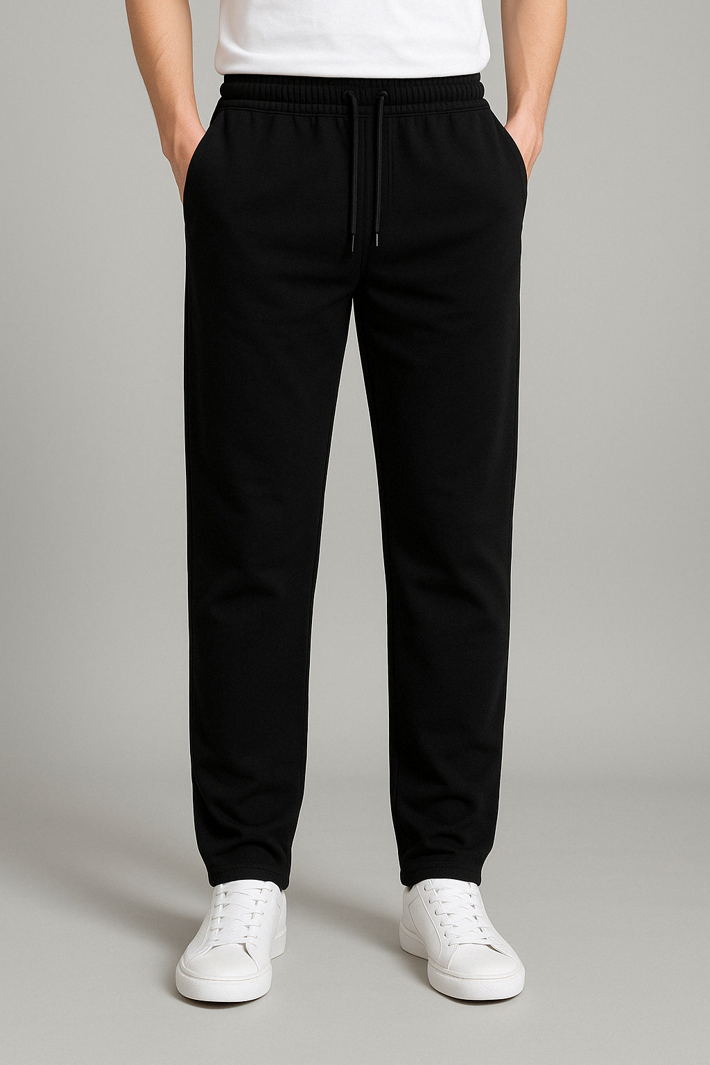 Jacobo | Pantalón jogger de hombre de corte regular - Negro