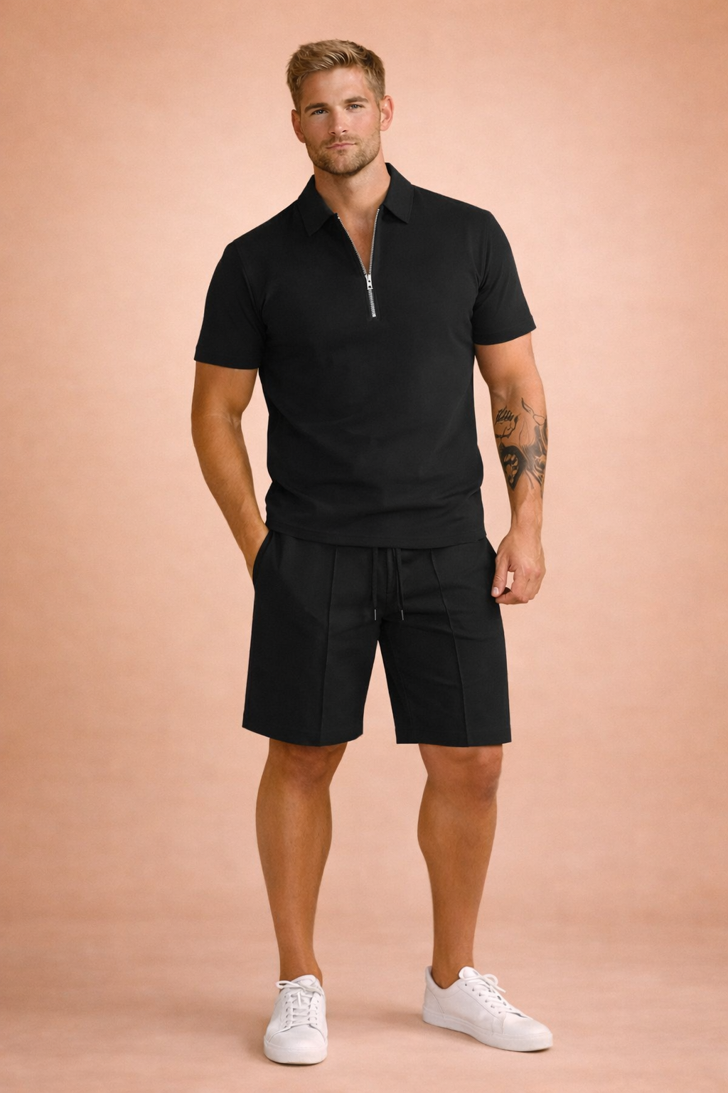 José | Conjunto de polo y short de hombre - view 4