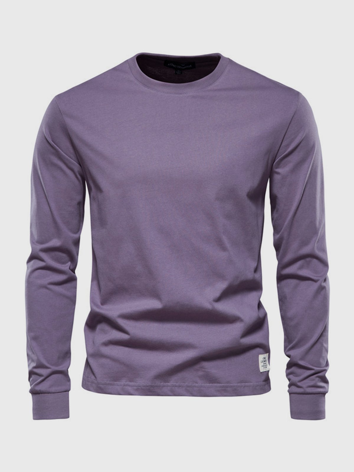 Manuel | Camiseta de manga larga de hombre - Morado