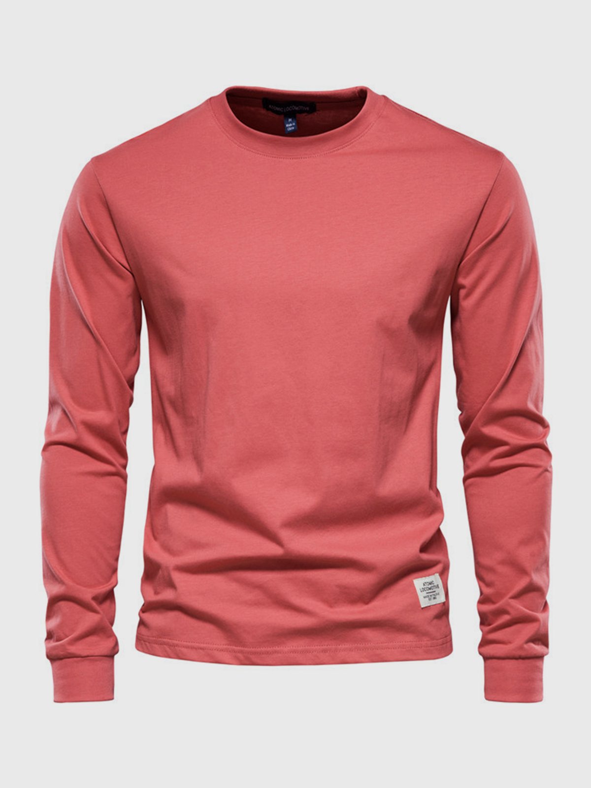 Manuel | Camiseta de manga larga de hombre - Rojo
