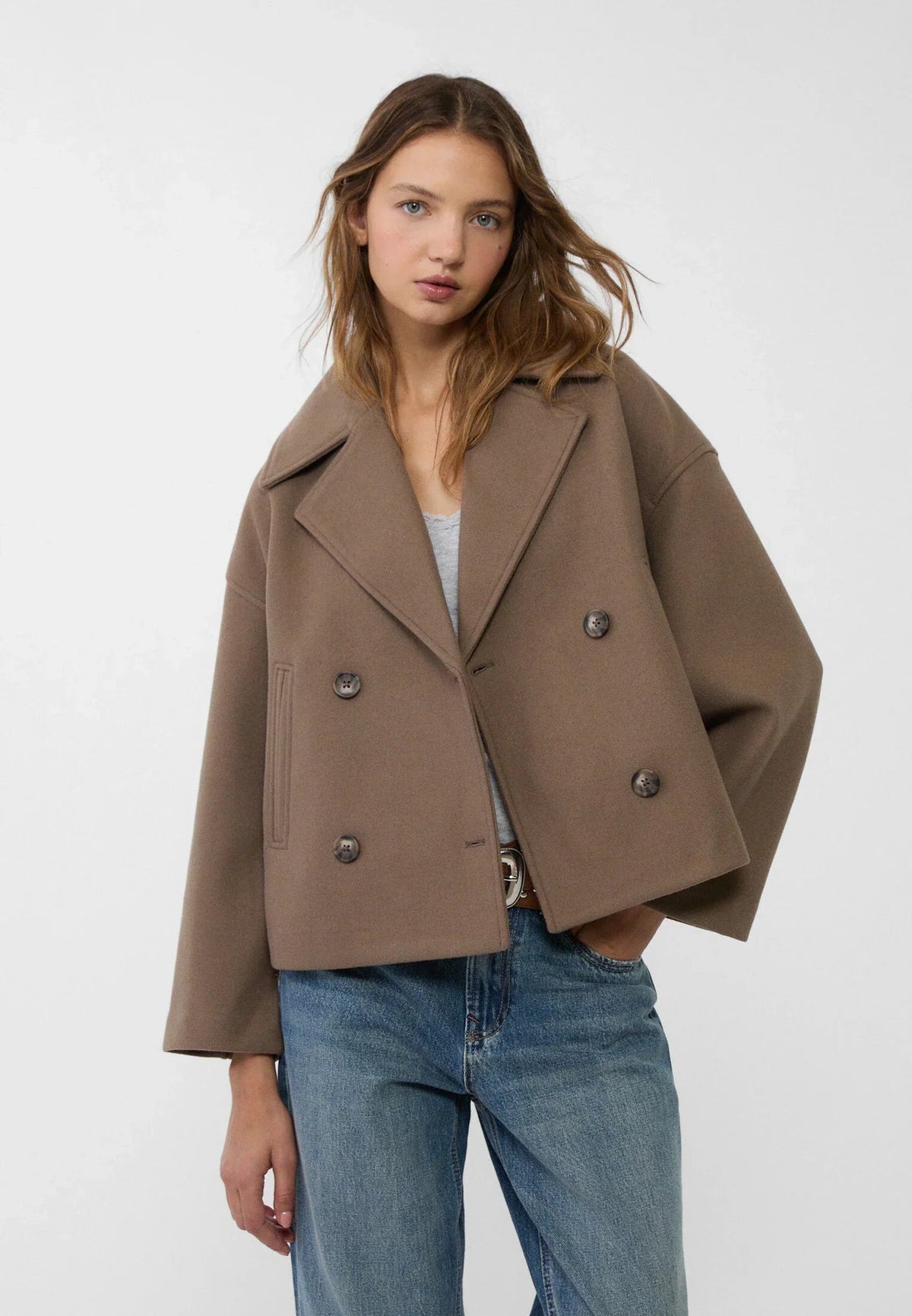 Martina | Chaqueta corta de mujer con doble botonadura - foto 10