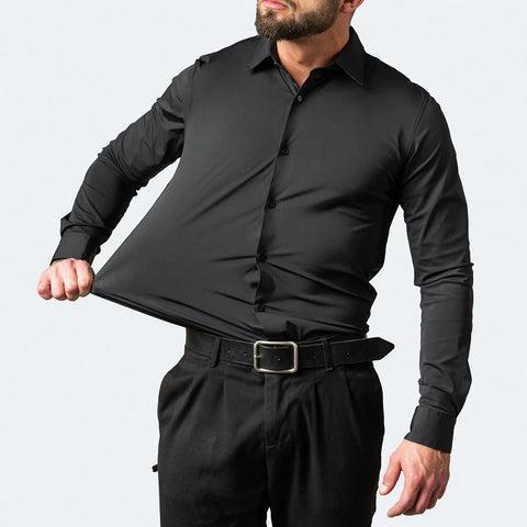 Mauricio | Camisa de hombre elástica de manga larga - foto 6