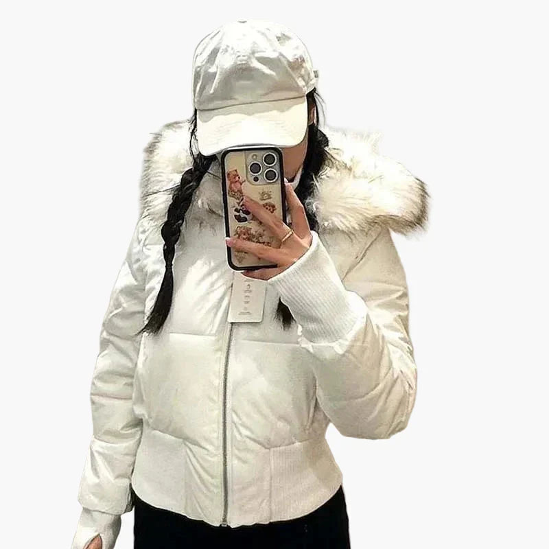 Mireia | Chaqueta acolchada de mujer con capucha - foto 5