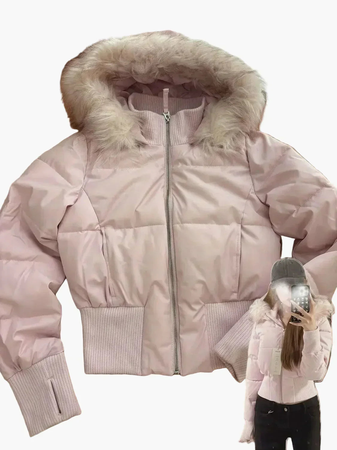 Mireia | Chaqueta acolchada de mujer con capucha - foto 6
