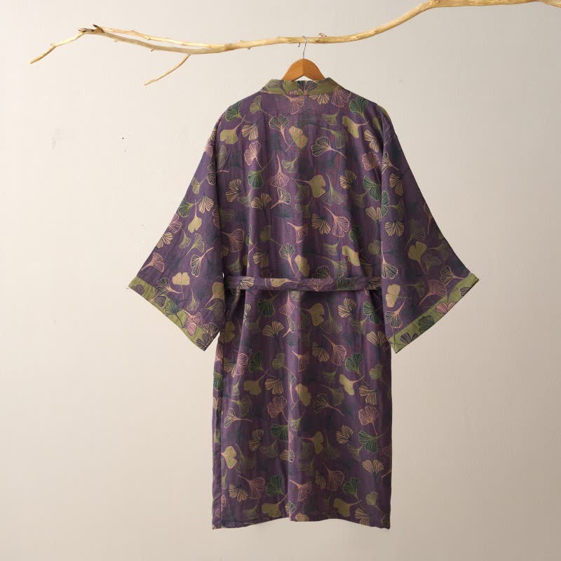 Nilo | Bata kimono de algodón de mujer - foto 17