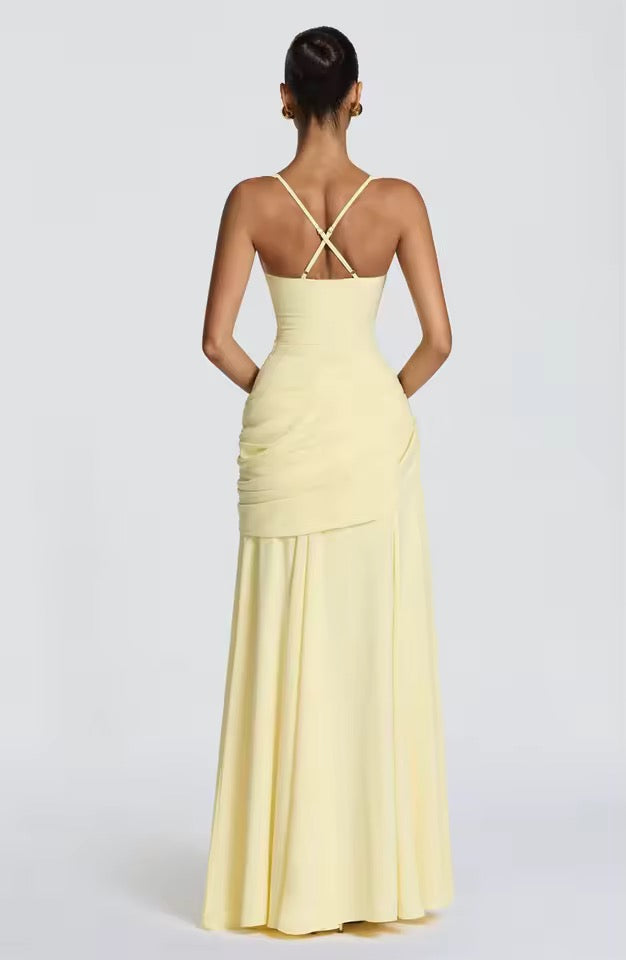 Nuria | Vestido maxi de mujer con escote de corazón - view 5