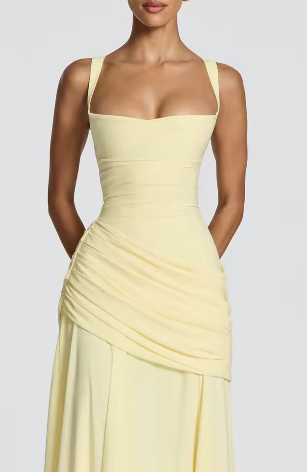 Nuria | Vestido maxi de mujer con escote de corazón - view 6