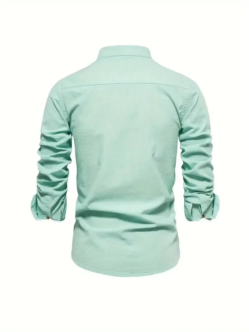 Óliver | Camisa de hombre de manga larga, corte slim - foto 14