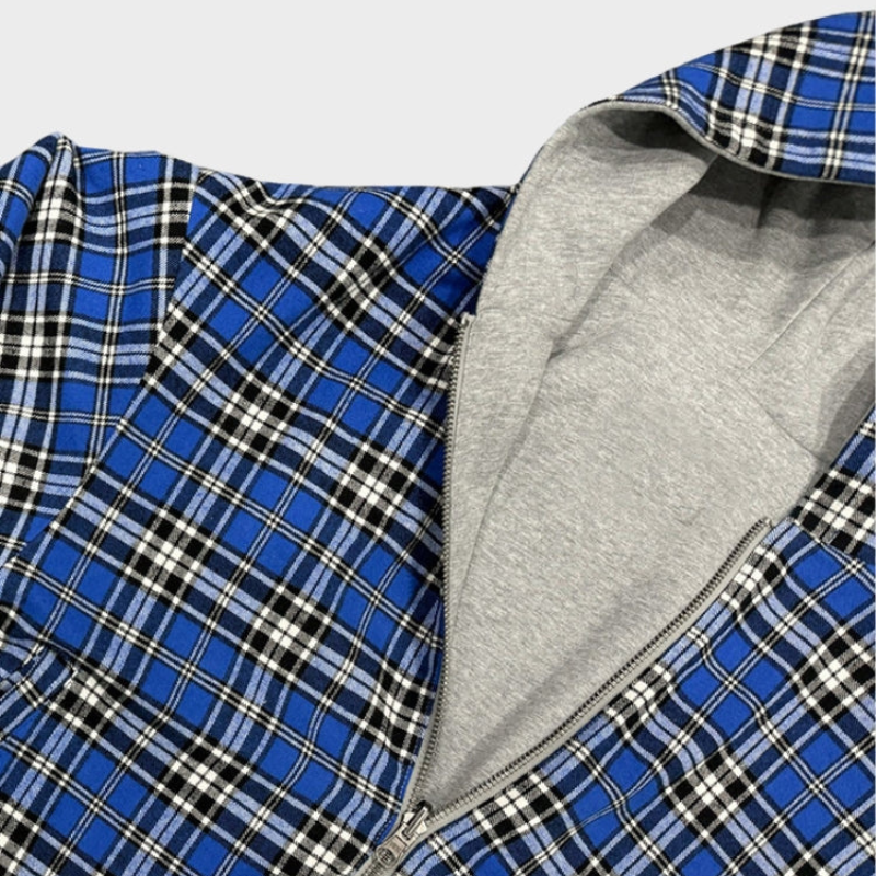 Orlando | Sudadera con capucha de hombre oversize reversible con cremallera - foto 8
