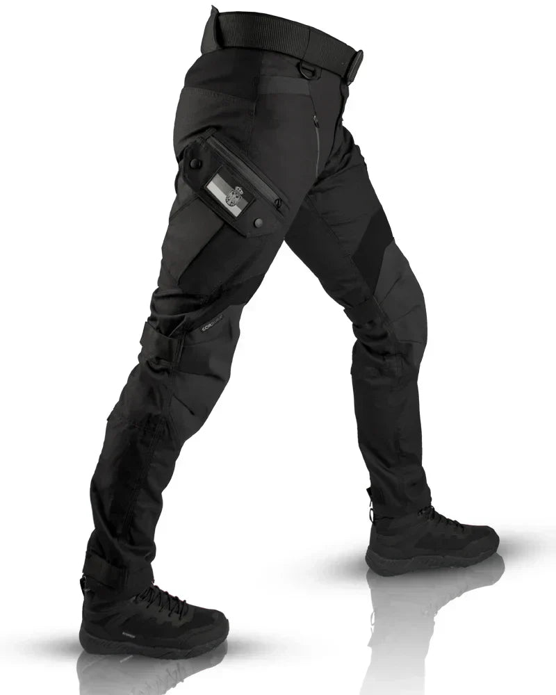 Pedro | Pantalón cargo táctico de hombre - Negro