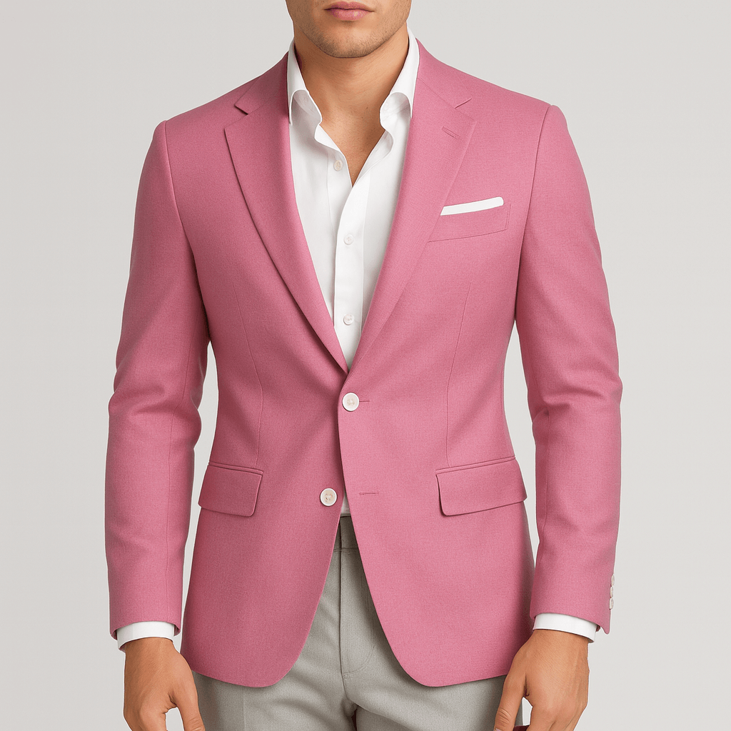 Rodrigo | Americana de hombre slim fit - Rosa
