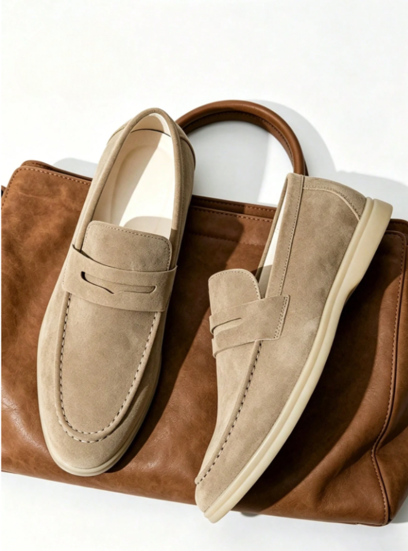 Sabino | Mocasines de ante sin cordones para hombre - foto 6