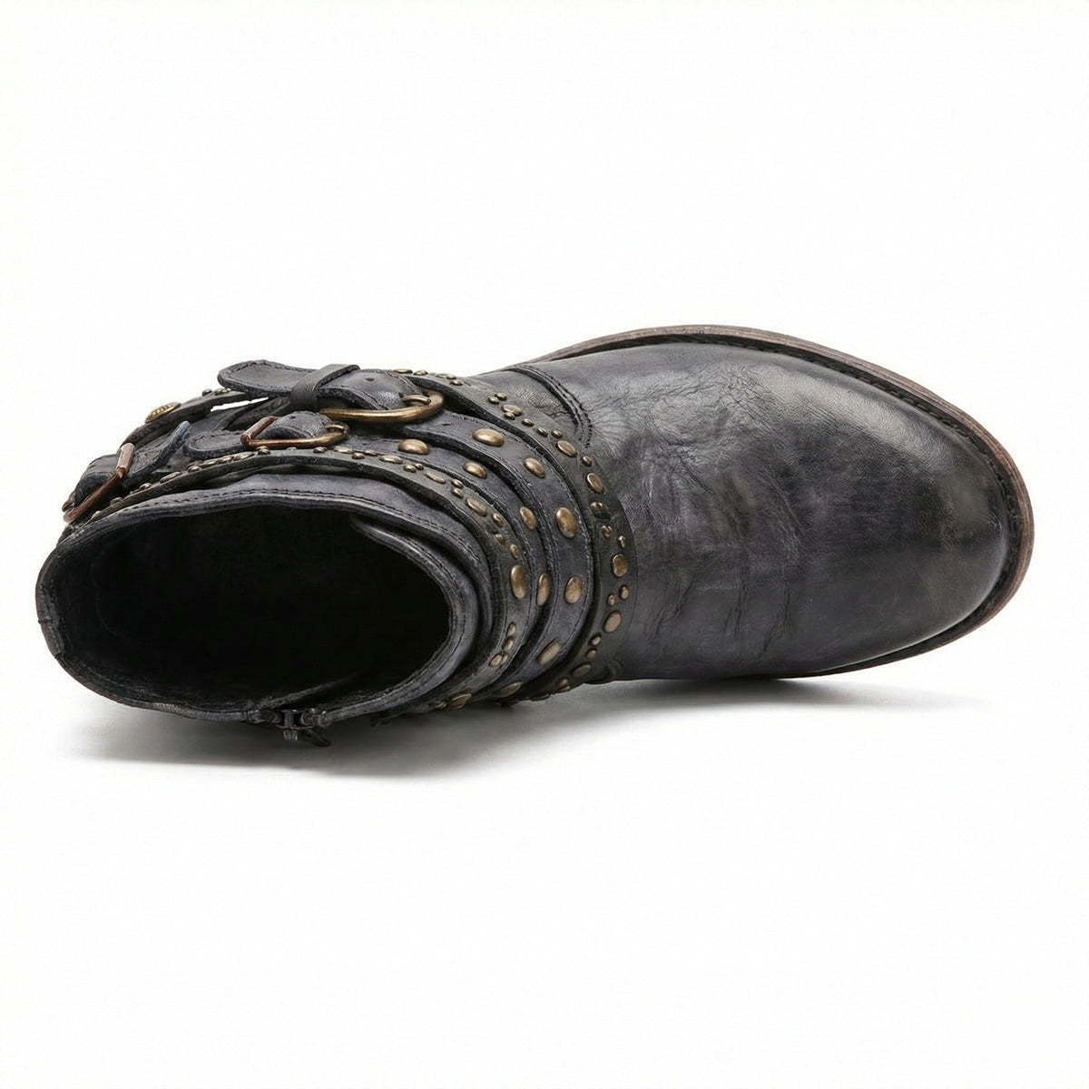 Violeta | Botines de mujer con tachuelas y cadena - foto 9