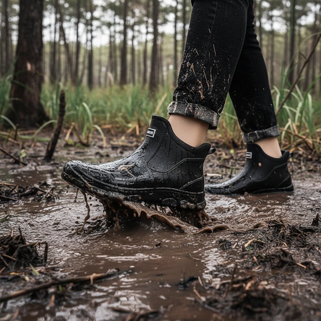 Zacarías | Botas de agua de goma de caña baja - foto 6
