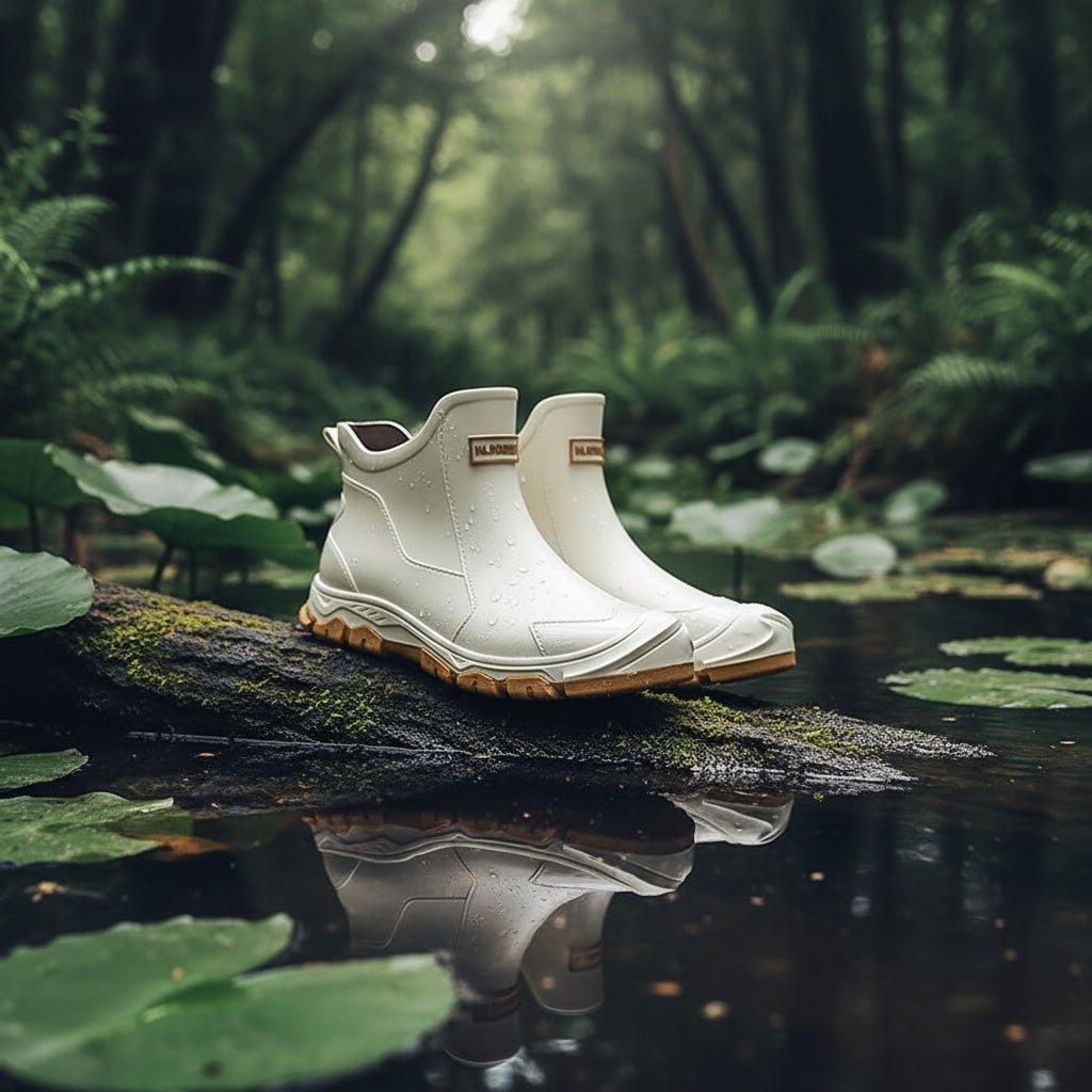 Zacarías | Botas de agua de goma de caña baja - foto 7