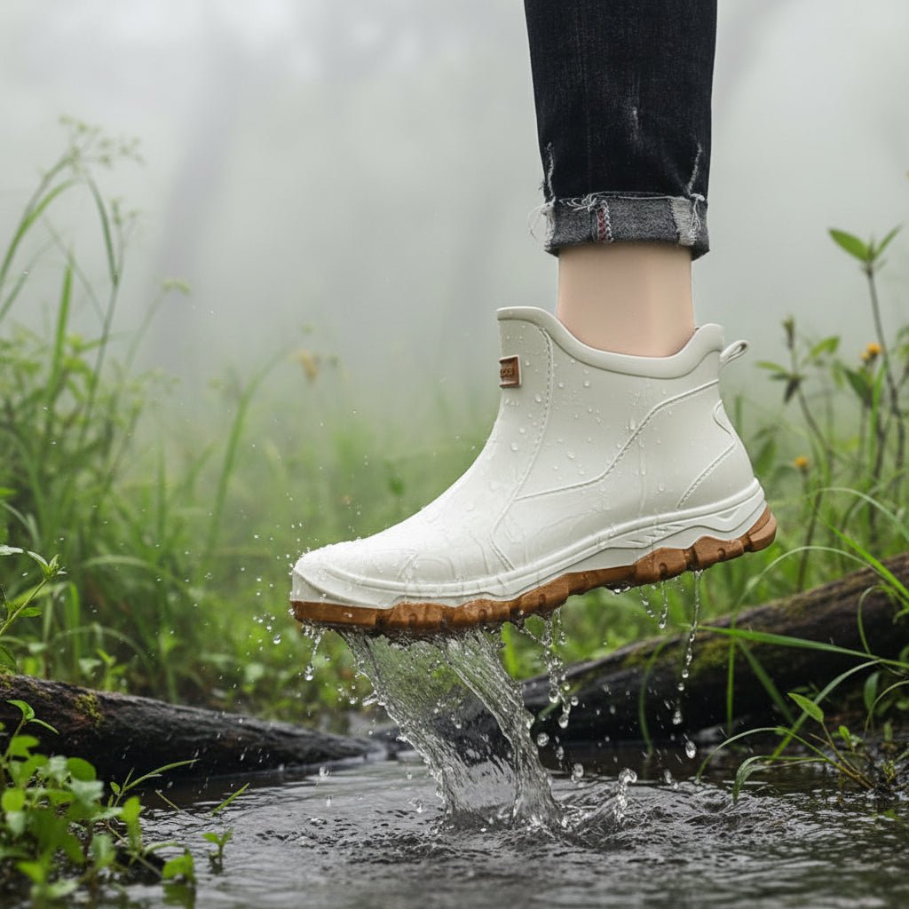 Zacarías | Botas de agua de goma de caña baja - foto 8