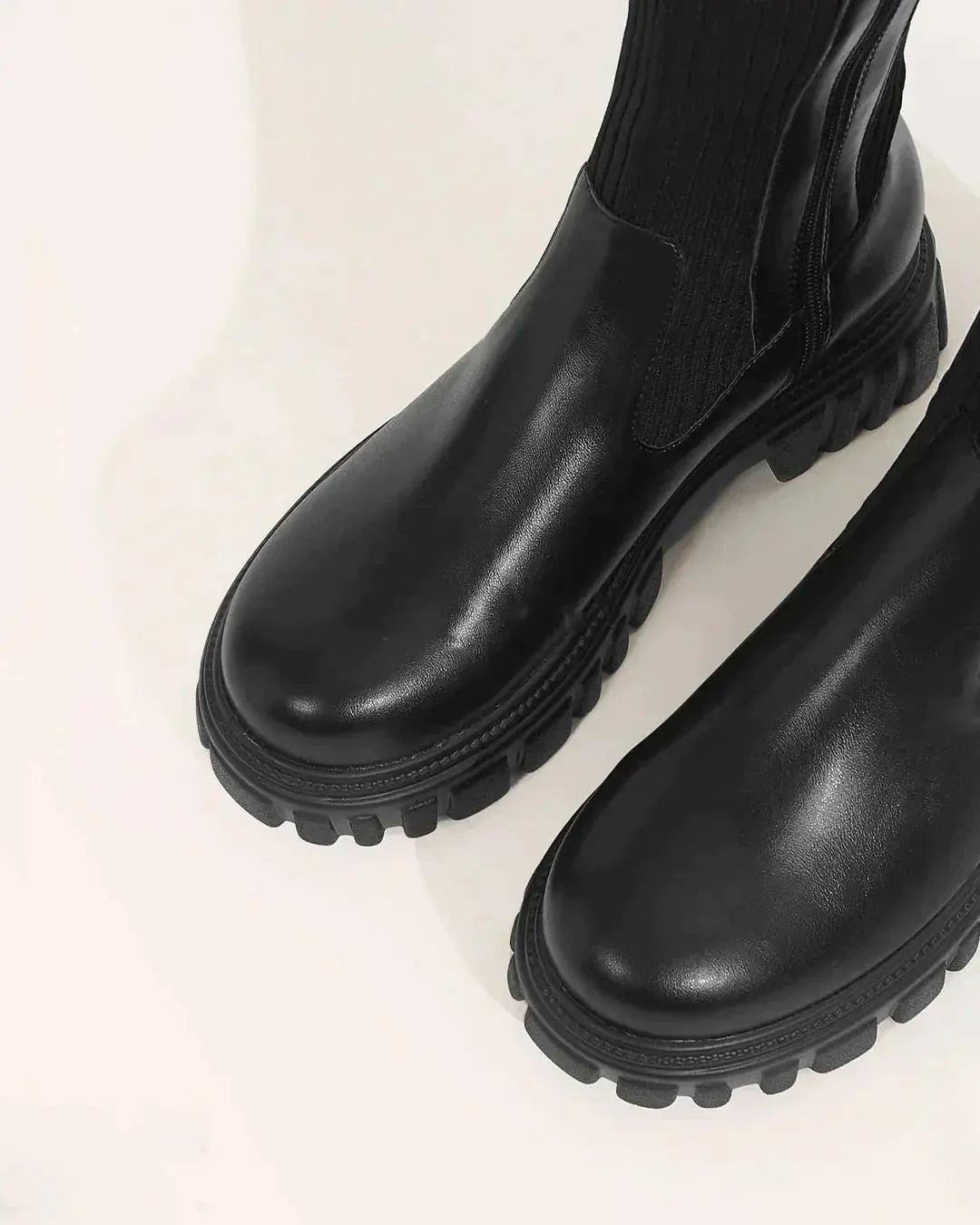 Charlotte | Bottes en maille extensible