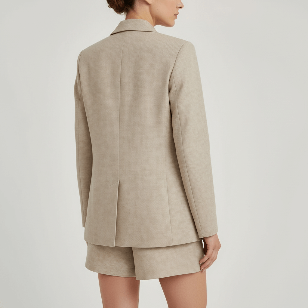Lizzy | Ensemble d'été léger avec veste ample et short ajusté 1