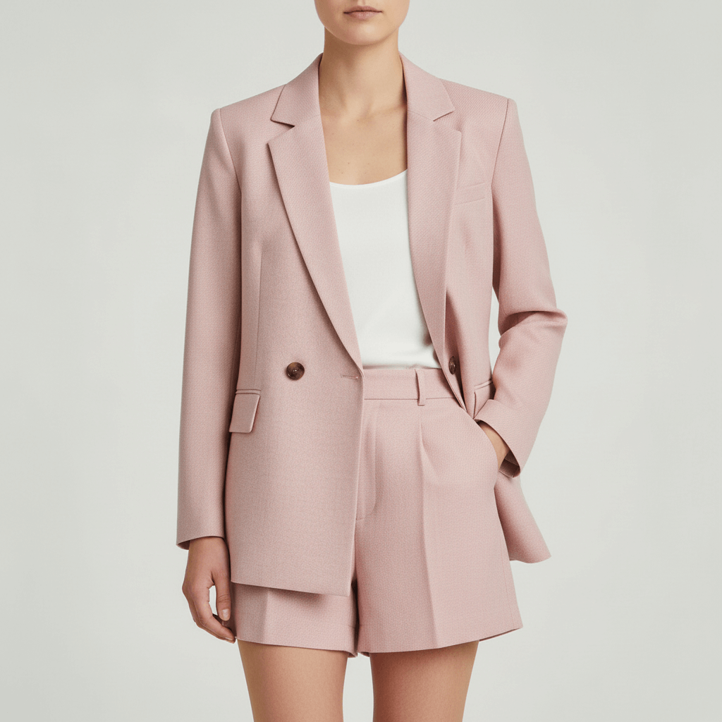 Lizzy | Ensemble d'été léger avec veste ample et short ajusté 6