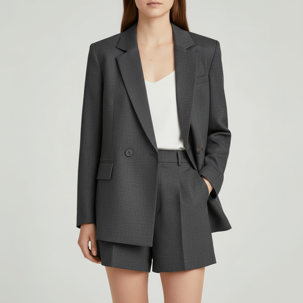 Lizzy | Ensemble d'été léger avec veste ample et short ajusté 9