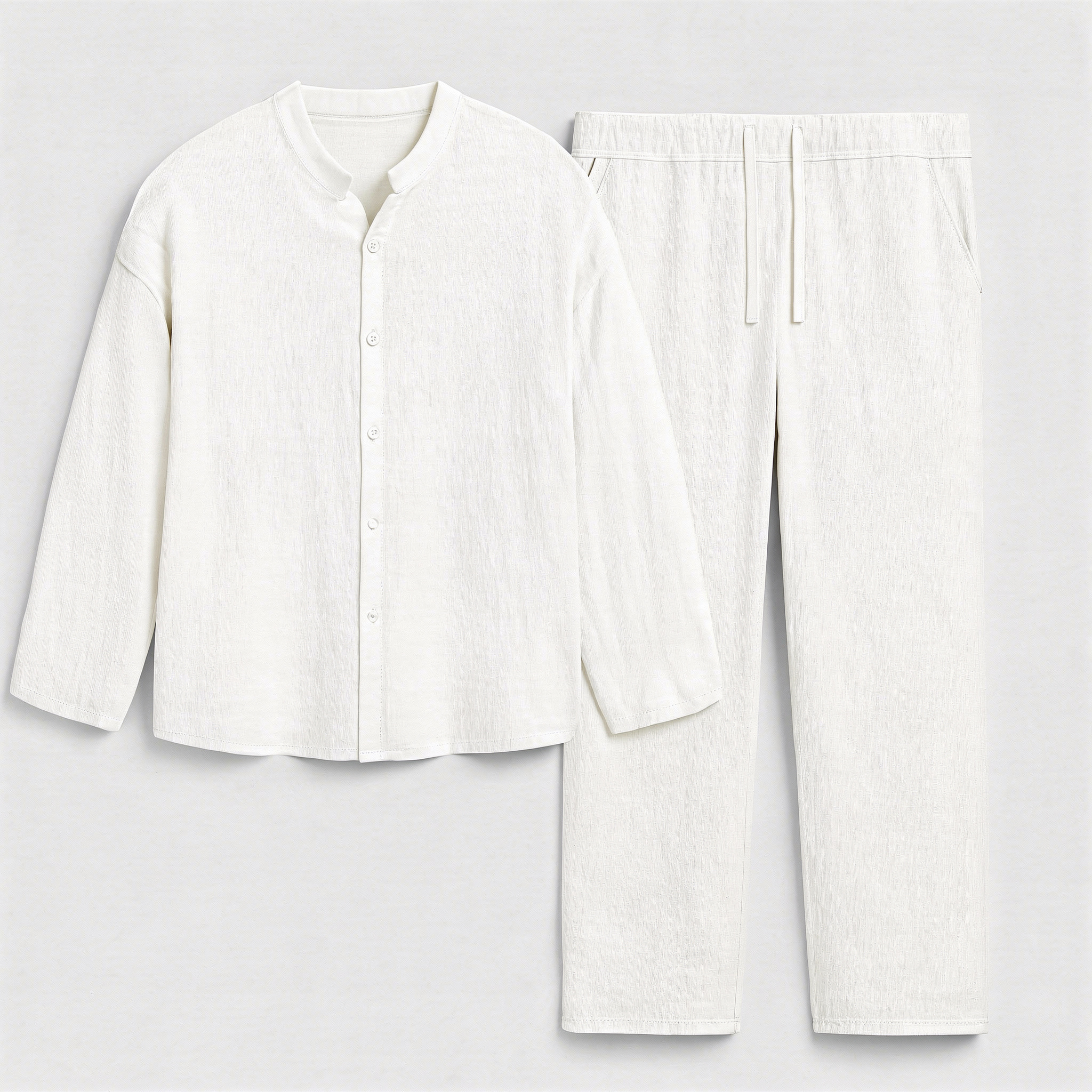 Lizzy | Ensemble en lin avec haut ample et pantalon ajusté 2